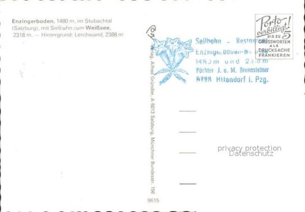 Uttendorf Salzburg Seilbahn Enzingerboden – Bild 2