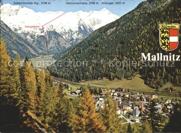 Mallnitz Kaernten Höhenluftkurort Tauernbahn Ankogelbahn