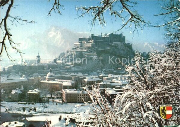 Salzburg Oesterreich Winter Festung Untersberg