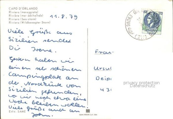 Capo d Orlando Sicilia Riviera Sturm – Bild 2