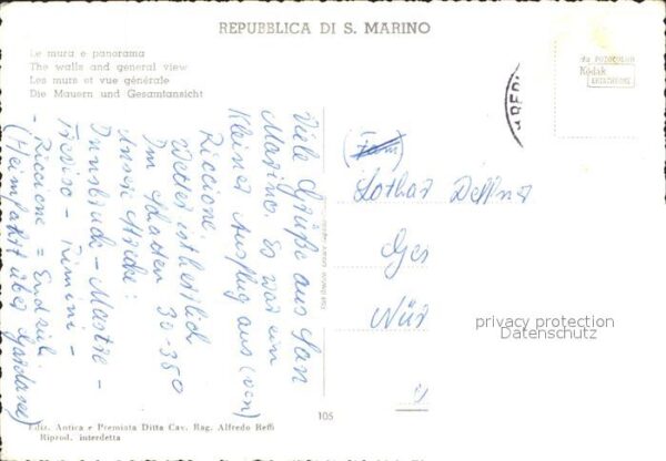 San Marino Repubblica Mauern Panorama Festung – Bild 2