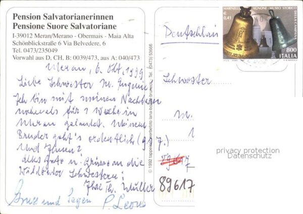 Meran Merano Pension Salvatorianerinnen – Bild 2