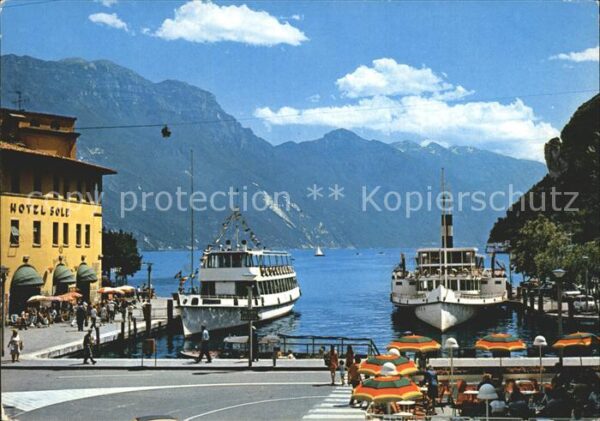 Riva del Garda See Schiffe