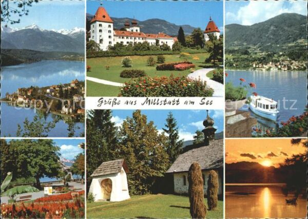 Millstatt Millstaettersee Millstätter See Parkanlagen Abendstimmm