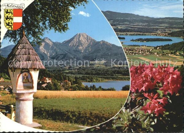 Faakersee Kärnten Marterl Alpenrose