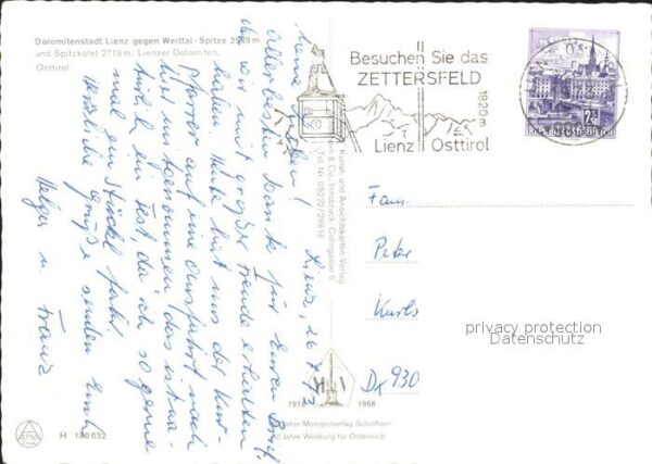 Lienz Tirol Dolomiten Weittalspitze Spiezkofel – Bild 2