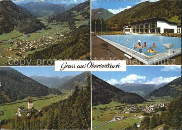 Obervellach Kaernten Mölltal Freibad Burg Falkenstein