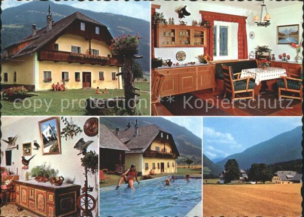 Penk Kaernten Frühstückspenion Moserhof Freibad
