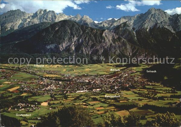 Lienz Tirol Luftaufnahme Dolomiten