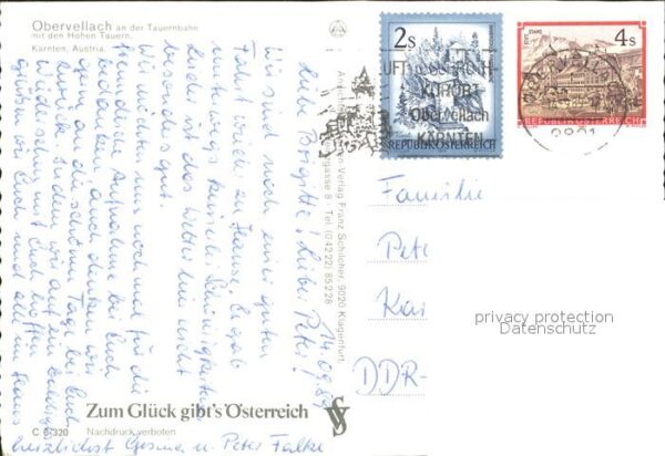 Obervellach Kaernten Tauernbahn Hohe Tauern Kirche – Bild 2