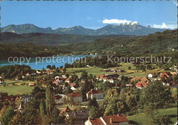 Krumpendorf Woerther See Kärnten Panorama