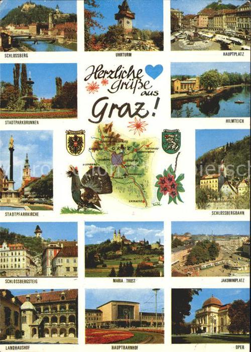 Graz Steiermark Schlossberg Stadtpark Hauptplatz Schlos