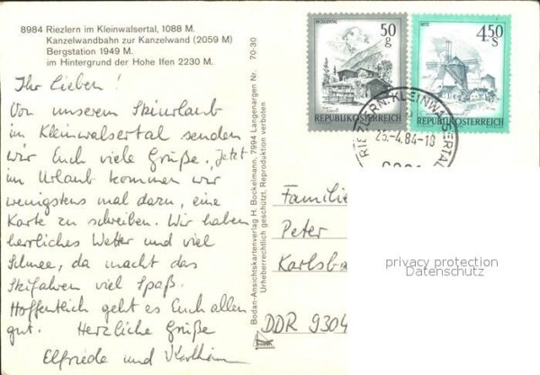 Riezlern Kleinwalsertal Vorarlberg Kanzelwandbahn Bergstation Hohe Ifen – Bild 2
