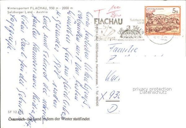 Flachau Salzburger Land Wintersportort Nachtauf – Bild 2