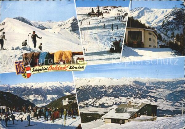 Kaernten Schigebiet Goldeck Winterlandschaft