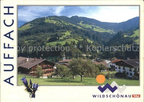 Auffach Hochtal Wildschönau Tirol