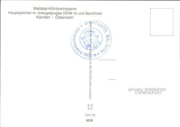 Maltatal Kaernten Kölnbreinsperre Ankogelgruppe Sporthote – Bild 2