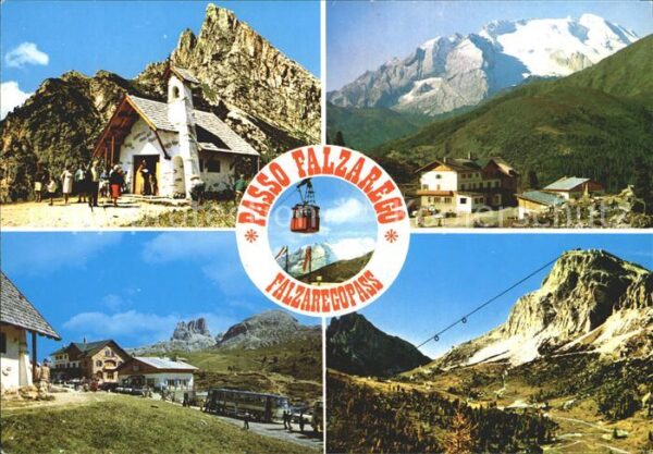 Falzaregopass Kapelle Berge Passhöhe
