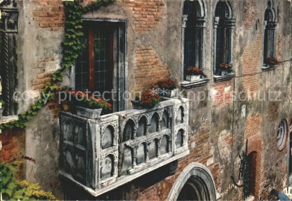 Verona Veneto Julia Balkon Balcone Giuletta
