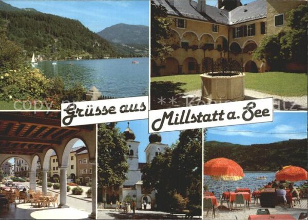 Millstatt Millstaettersee Kurort Millstätter See Stiftshof Brunne