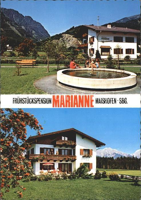 Maishofen Frühstückspension Marianne Brunnen