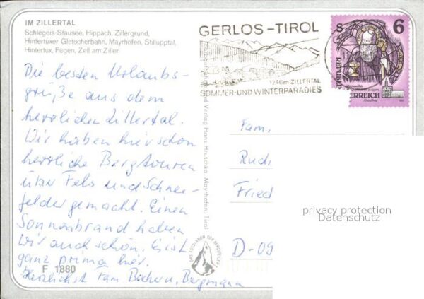 Zillertal Tirol Schlegeis Stausee Hippach Zillergrund H – Bild 2