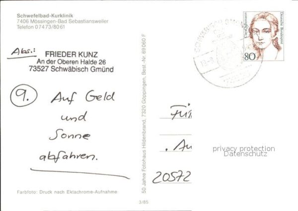 Bad Sebastiansweiler Schwefelbad Kurklinik – Bild 2