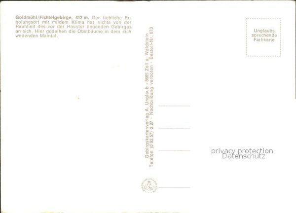 Goldmuehl Fichtelgebirge Oberlauf Weisser Main Mainquelle Mainta – Bild 2