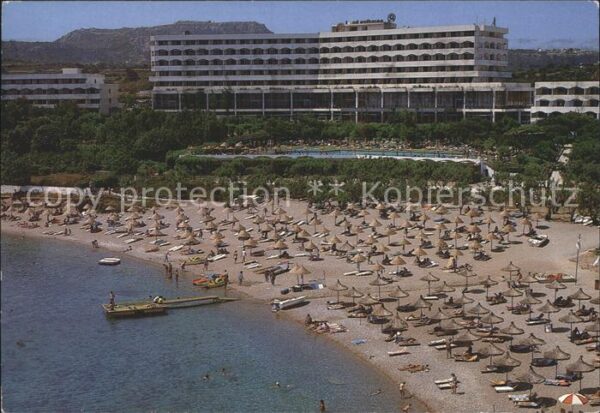 Rhodos Rhodes Aegaeis Hotel Paradise  Strand