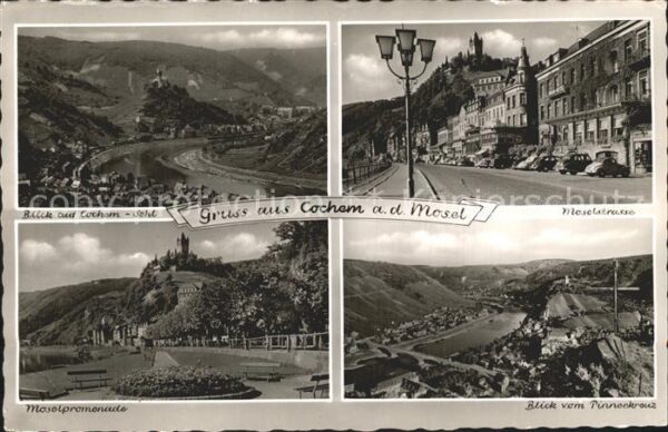 Cochem Mosel Panorama Moseltal Moselstrasse Promenad
