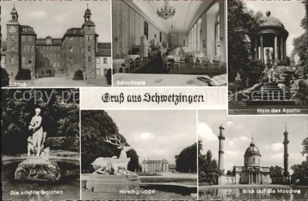 Schwetzingen Schloss Schlosscafe Hain des Apollo Mos