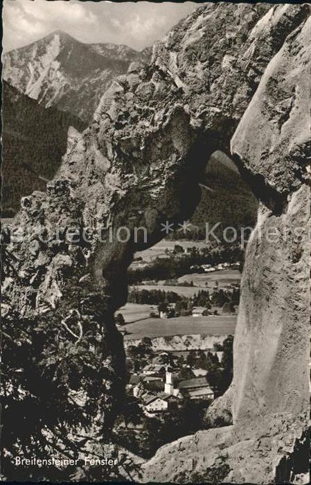 Fischbachau Breitensteiner Fenster Felsen mit Blick