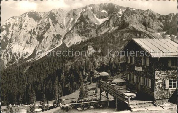 Pfronten Hochalphütte mit Rossberg