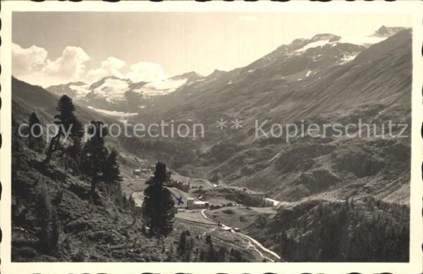 Obergurgl Soelden Tirol Panorama Blick von der Timmelsjochstras