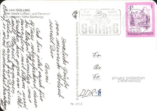 Golling Salzach Hauptstrasse Kirche Luftkurort – Bild 2