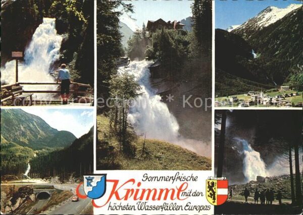 Krimml mit den höchsten Wasserfällen Europas