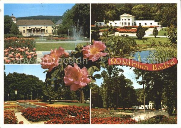 Baden Wien Motive aus dem Rosarium