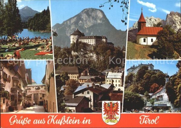 Kufstein Tirol Badestrand Altstadt Festung Kapelle Hot
