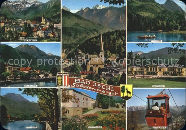 Bad Ischl Salzkammergut Ziemnitz Nussensee Kaiservilla Bergbahn