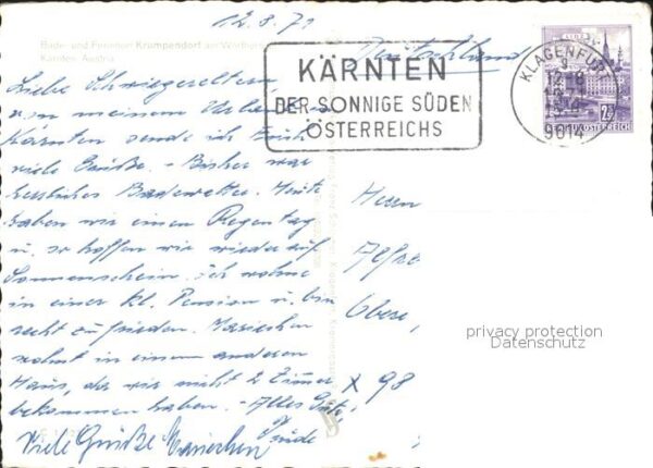 Krumpendorf Woerther See Fliegeraufnahme – Bild 2