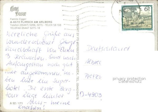 Flirsch Hotel Basur Alpenblick – Bild 2