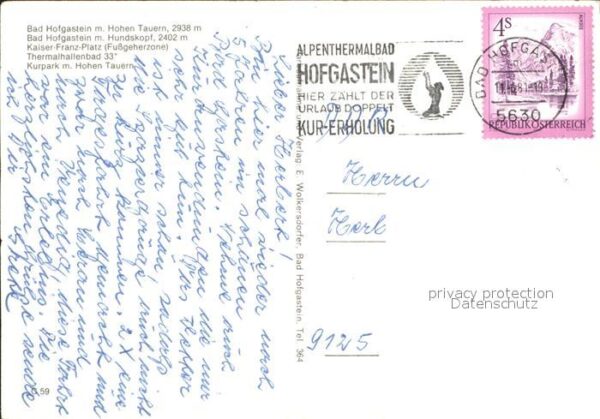 Bad Hofgastein Gesamtansicht mit Alpenpanorama Hohe Ta – Bild 2