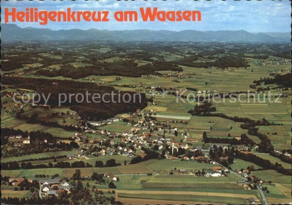 Heiligenkreuz Waasen Fliegeraufnahme