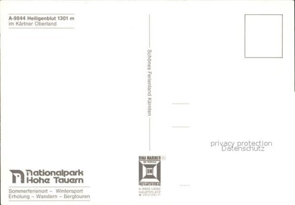 Heiligenblut Kaernten Ortsansicht mit Kirche Nationalpark Hoh – Bild 2