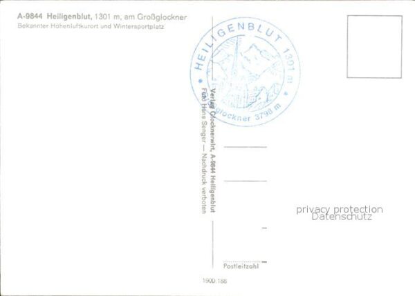 Heiligenblut Kaernten Ortsansicht mit Kirche Herbststimmung G – Bild 2