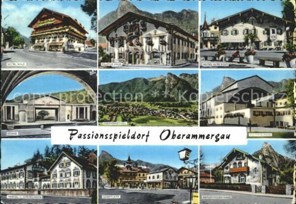 Oberammergau Passionsspieldorf Hotels Festspielhaus