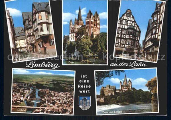 Limburg Lahn An der Plätze Dom Salzgasse Fachwerkhäu