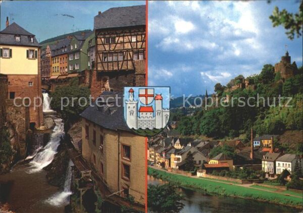 Saarburg Saar Alstadt Wasserfall Burg