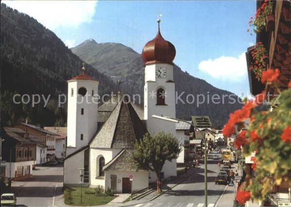 St Anton Arlberg Ortspartie Kirche