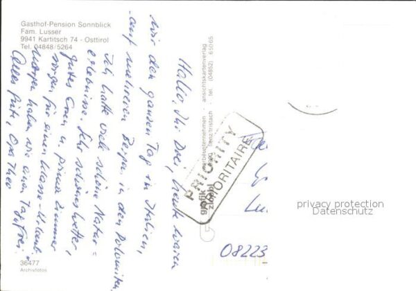 Kartitsch Gasthof Pension Sonnblick – Bild 2